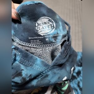 Demon slayer anime tie dye jacket